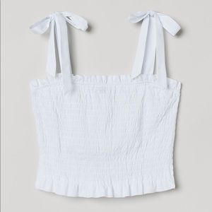 H&M Smocked Crop Top